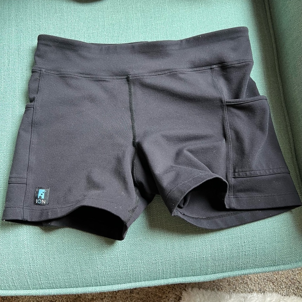 Black Ion Workout Shorts